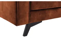 Goossens hoekbank chambre bruin stof - 8235610-goossens-chambre-bank-stof-bruin-01
