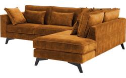 Goossens hoekbank chambre geel stof - 8235611-goossens-chambre-bank-stof-geel-01