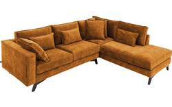 Goossens hoekbank chambre geel stof - 8235611-goossens-chambre-bank-stof-geel-01
