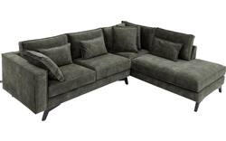 Goossens hoekbank chambre groen stof - 8235613-goossens-chambre-bank-stof-groen-01