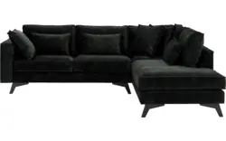 Goossens hoekbank chambre zwart stof - 8235614-goossens-chambre-bank-stof-zwart-01