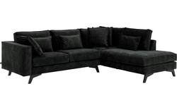 Goossens hoekbank chambre zwart stof - 8235614-goossens-chambre-bank-stof-zwart-02