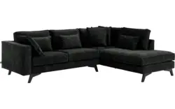 Goossens hoekbank chambre zwart stof - 8235614-goossens-chambre-bank-stof-zwart-01