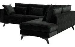 Goossens hoekbank chambre zwart stof - 8235614-goossens-chambre-bank-stof-zwart-01