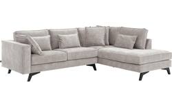 Goossens hoekbank chambre grijs stof - 8235616-goossens-chambre-bank-stof-grijs-01