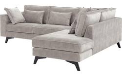 Goossens hoekbank chambre grijs stof - 8235616-goossens-chambre-bank-stof-grijs-01