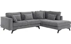 Goossens hoekbank chambre grijs stof - 8235617-goossens-chambre-bank-stof-grijs-01