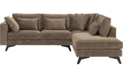 Goossens hoekbank chambre bruin stof - 8235619-goossens-chambre-bank-stof-bruin-01