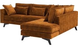 Goossens hoekbank chambre bruin stof - 8235620-goossens-chambre-bank-stof-bruin-01