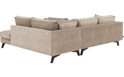 Goossens hoekbank chambre beige stof - 8235621-goossens-chambre-bank-stof-bruin-01