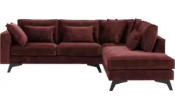 Goossens hoekbank chambre rood stof - 8235622-goossens-chambre-bank-stof-rood-01