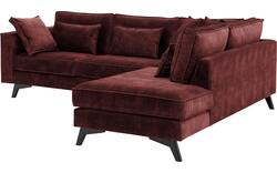 Goossens hoekbank chambre rood stof - 8235622-goossens-chambre-bank-stof-rood-01