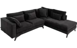 Goossens hoekbank chambre grijs stof - 8235625-goossens-chambre-bank-stof-grijs-01