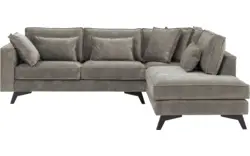 Goossens hoekbank chambre grijs stof - 8235627-goossens-chambre-bank-stof-grijs-01