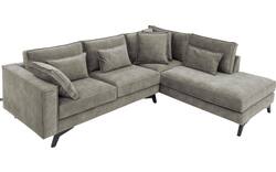 Goossens hoekbank chambre grijs stof - 8235627-goossens-chambre-bank-stof-grijs-01
