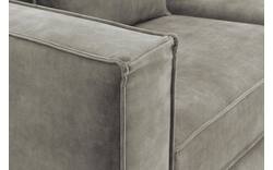 Goossens hoekbank chambre grijs stof - 8235627-goossens-chambre-bank-stof-grijs-01