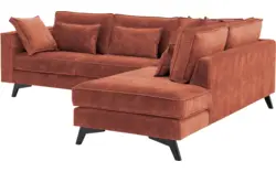 Goossens hoekbank chambre roze stof - 8235629-goossens-chambre-bank-stof-roze-01