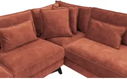 Goossens hoekbank chambre roze stof - 8235629-goossens-chambre-bank-stof-roze-01