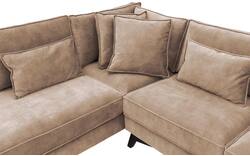 Goossens hoekbank chambre bruin stof - 8235632-goossens-chambre-bank-stof-bruin-01