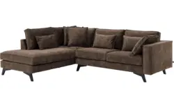 Goossens hoekbank chambre bruin stof - 8235633-goossens-chambre-bank-stof-bruin-01