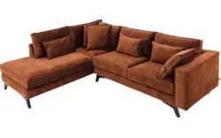 Goossens hoekbank chambre bruin stof - 8235635-goossens-chambre-bank-stof-bruin-01