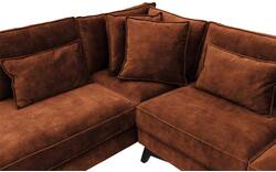 Goossens hoekbank chambre bruin stof - 8235635-goossens-chambre-bank-stof-bruin-01