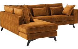 Goossens hoekbank chambre geel stof - 8235636-goossens-chambre-bank-stof-geel-01