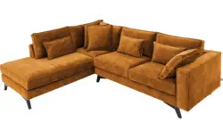 Goossens hoekbank chambre geel stof - 8235636-goossens-chambre-bank-stof-geel-01