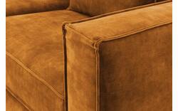 Goossens hoekbank chambre geel stof - 8235636-goossens-chambre-bank-stof-geel-01