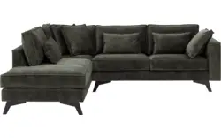 Goossens hoekbank chambre groen stof - 8235638-goossens-chambre-bank-stof-groen-01
