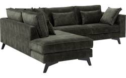 Goossens hoekbank chambre groen stof - 8235638-goossens-chambre-bank-stof-groen-01