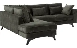 Goossens hoekbank chambre groen stof - 8235638-goossens-chambre-bank-stof-groen-01