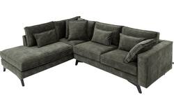 Goossens hoekbank chambre groen stof - 8235638-goossens-chambre-bank-stof-groen-01