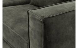 Goossens hoekbank chambre groen stof - 8235638-goossens-chambre-bank-stof-groen-01