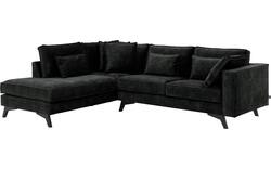 Goossens hoekbank chambre zwart stof - 8235639-goossens-chambre-bank-stof-zwart-02