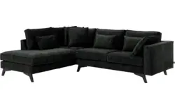 Goossens hoekbank chambre zwart stof - 8235639-goossens-chambre-bank-stof-zwart-01