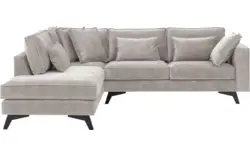 Goossens hoekbank chambre grijs stof - 8235641-goossens-chambre-bank-stof-grijs-01