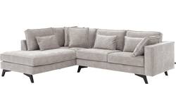 Goossens hoekbank chambre grijs stof - 8235641-goossens-chambre-bank-stof-grijs-01