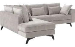 Goossens hoekbank chambre grijs stof - 8235641-goossens-chambre-bank-stof-grijs-01