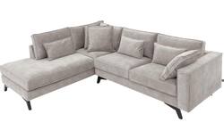 Goossens hoekbank chambre grijs stof - 8235641-goossens-chambre-bank-stof-grijs-01