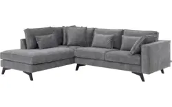Goossens hoekbank chambre grijs stof - 8235642-goossens-chambre-bank-stof-grijs-01