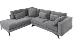 Goossens hoekbank chambre grijs stof - 8235642-goossens-chambre-bank-stof-grijs-01