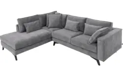 Goossens hoekbank chambre grijs stof - 8235642-goossens-chambre-bank-stof-grijs-01