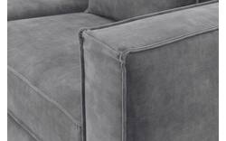 Goossens hoekbank chambre grijs stof - 8235642-goossens-chambre-bank-stof-grijs-01