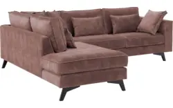 Goossens hoekbank chambre roze stof - 8235643-goossens-chambre-bank-stof-roze-01