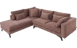 Goossens hoekbank chambre roze stof - 8235643-goossens-chambre-bank-stof-roze-01