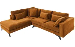 Goossens hoekbank chambre bruin stof - 8235645-goossens-chambre-bank-stof-bruin-01