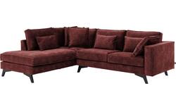 Goossens hoekbank chambre rood stof - 8235647-goossens-chambre-bank-stof-rood-01