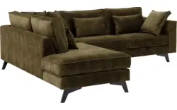 Goossens hoekbank chambre groen stof - 8235649-goossens-chambre-bank-stof-groen-01