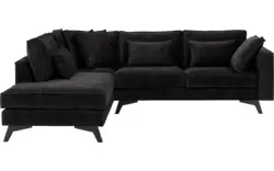 Goossens hoekbank chambre grijs stof - 8235650-goossens-chambre-bank-stof-grijs-01